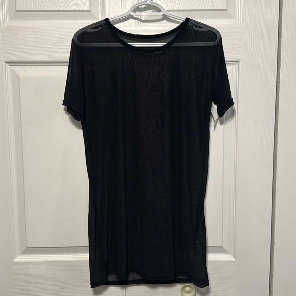 Black Mesh Dress